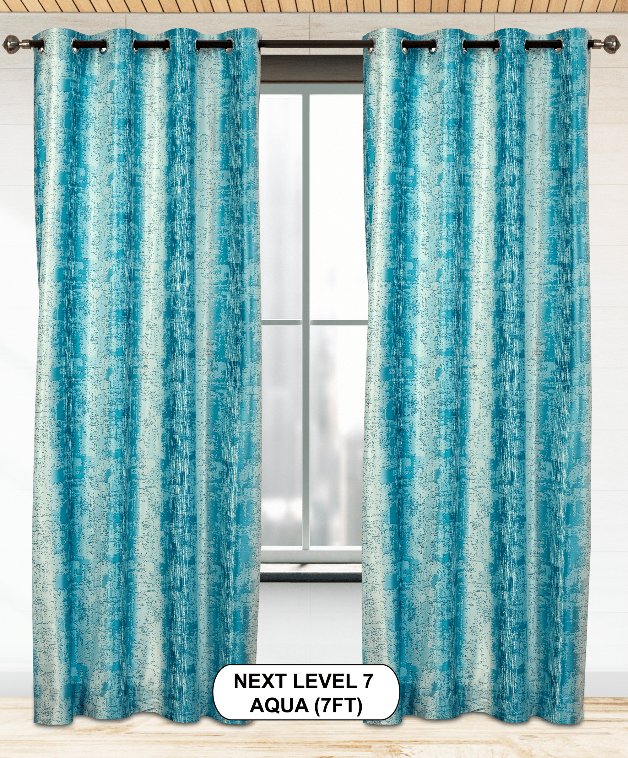 Next Level 07 Curtains | Light-Filtering Warp Knitted Elegance
