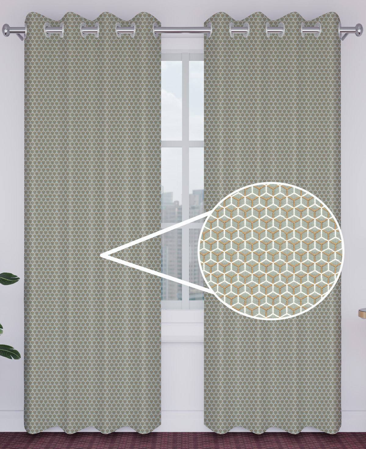 Citizen Synthetics Berlin Jacquard Curtain | Design no.1005|