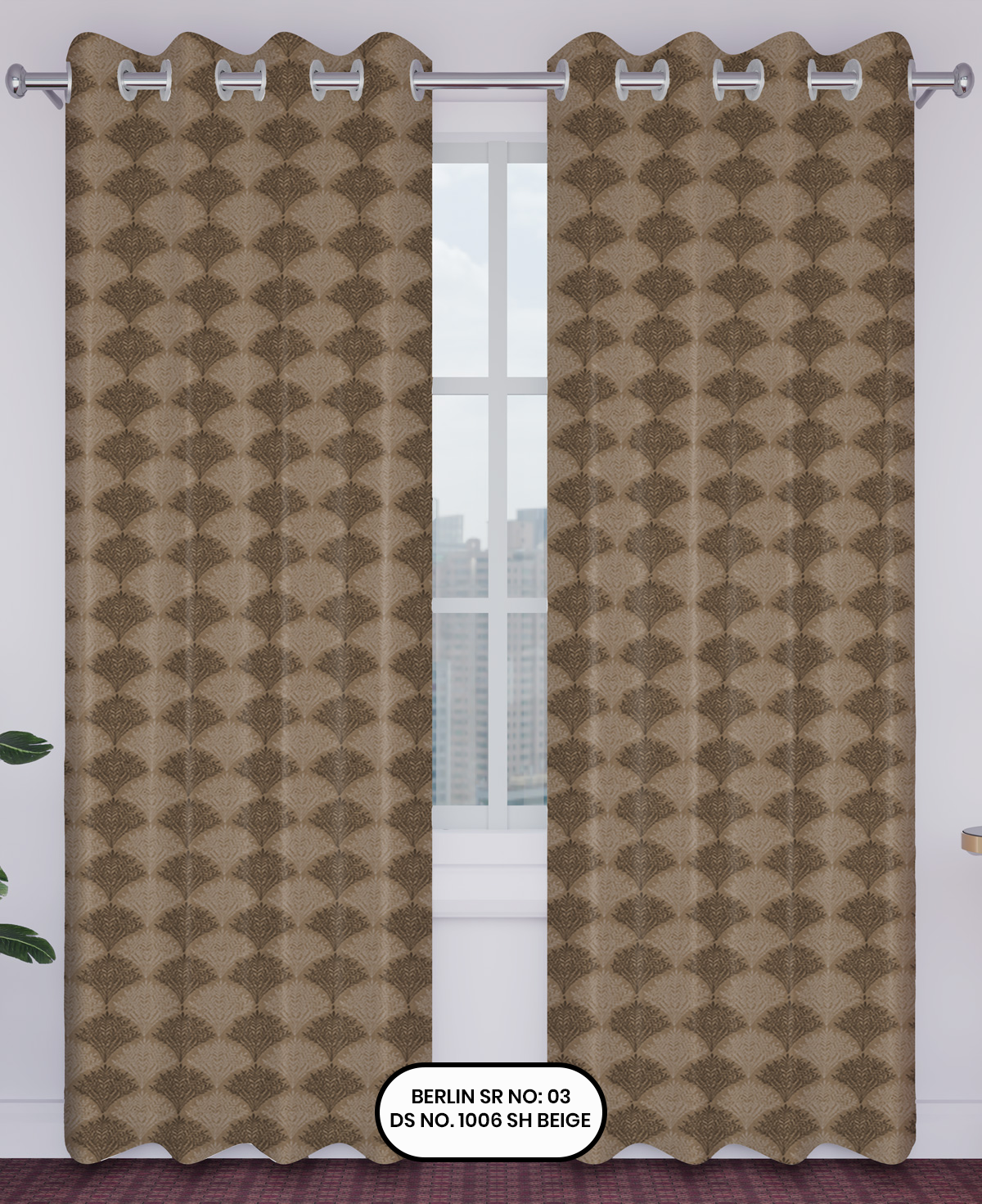 Citizen Synthetics Berlin Jacquard Curtain | Design no.1006 |