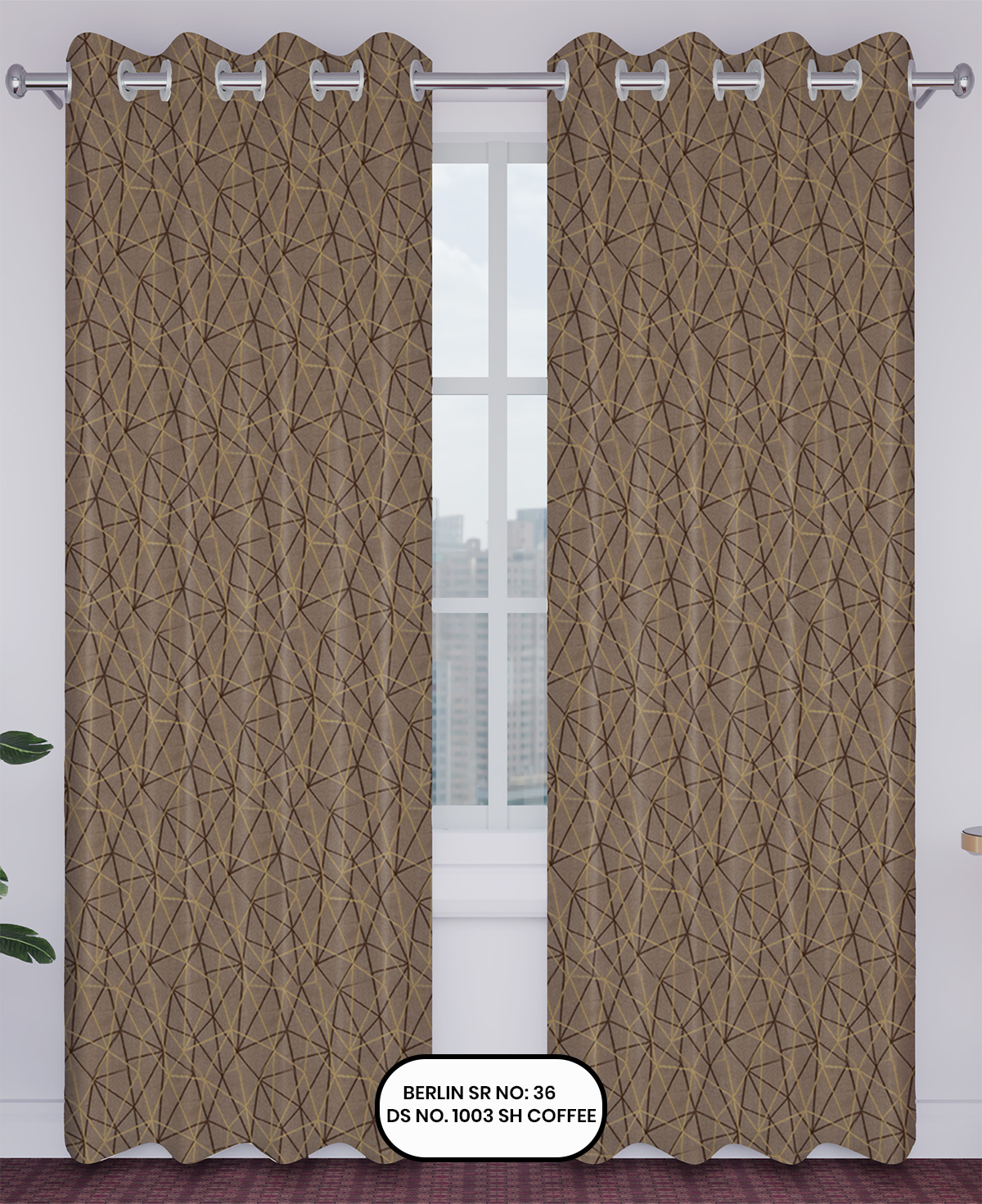 Citizen Synthetics Berlin Jacquard Curtain| Design no.1003|