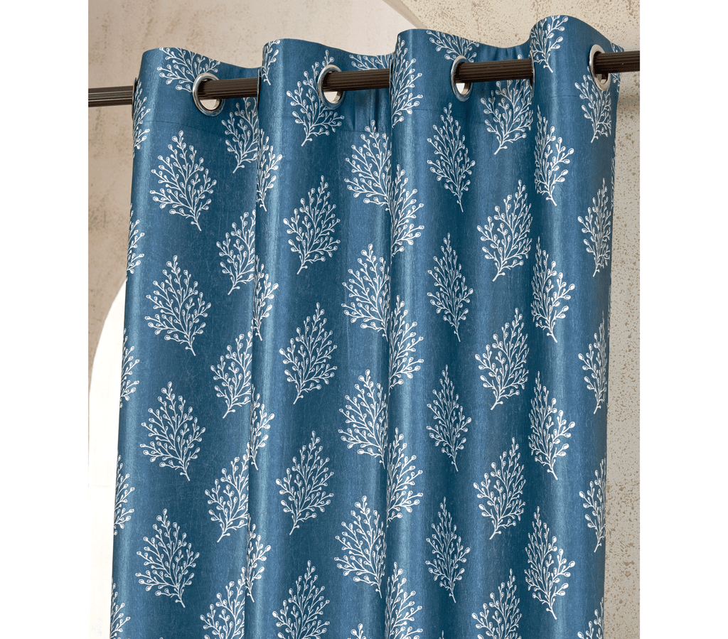 Ice Crush Print 275 Curtains | Light-Filtering Warp Knitted Elegance