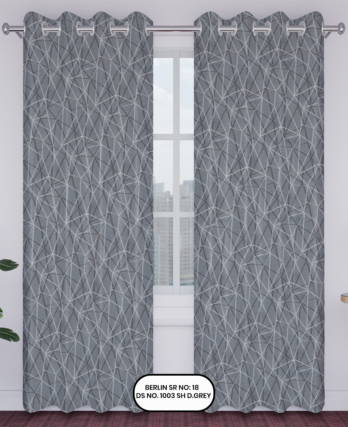 Citizen Synthetics Berlin Jacquard Curtain| Design no.1003|