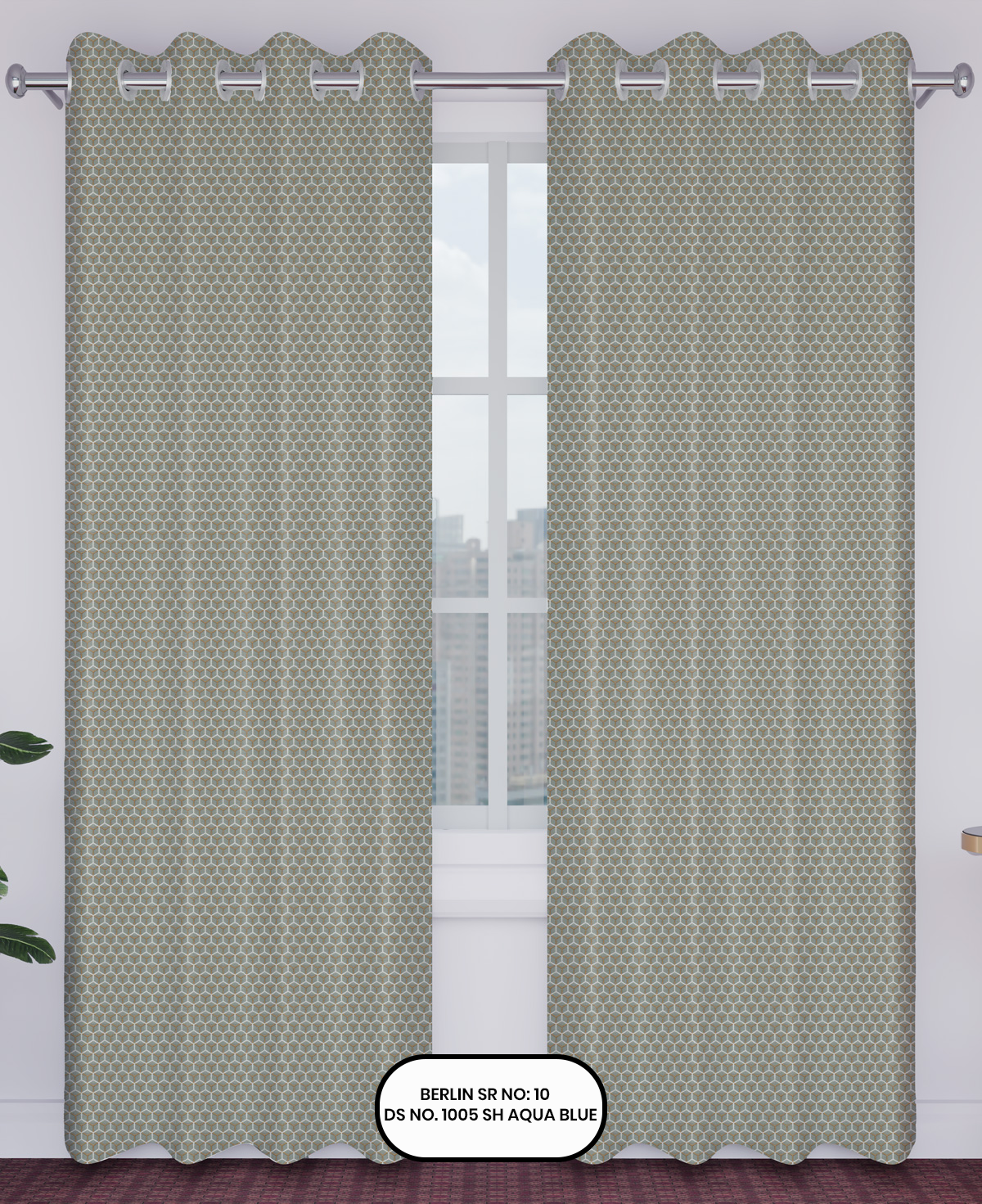 Citizen Synthetics Berlin Jacquard Curtain | Design no.1005|