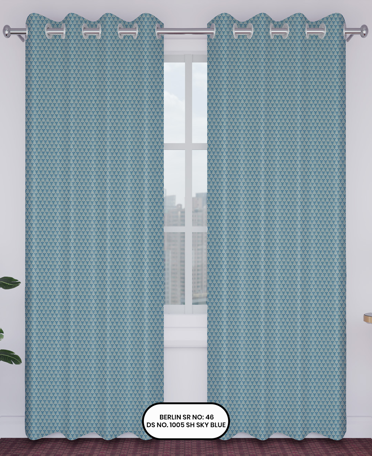 Citizen Synthetics Berlin Jacquard Curtain | Design no.1005|