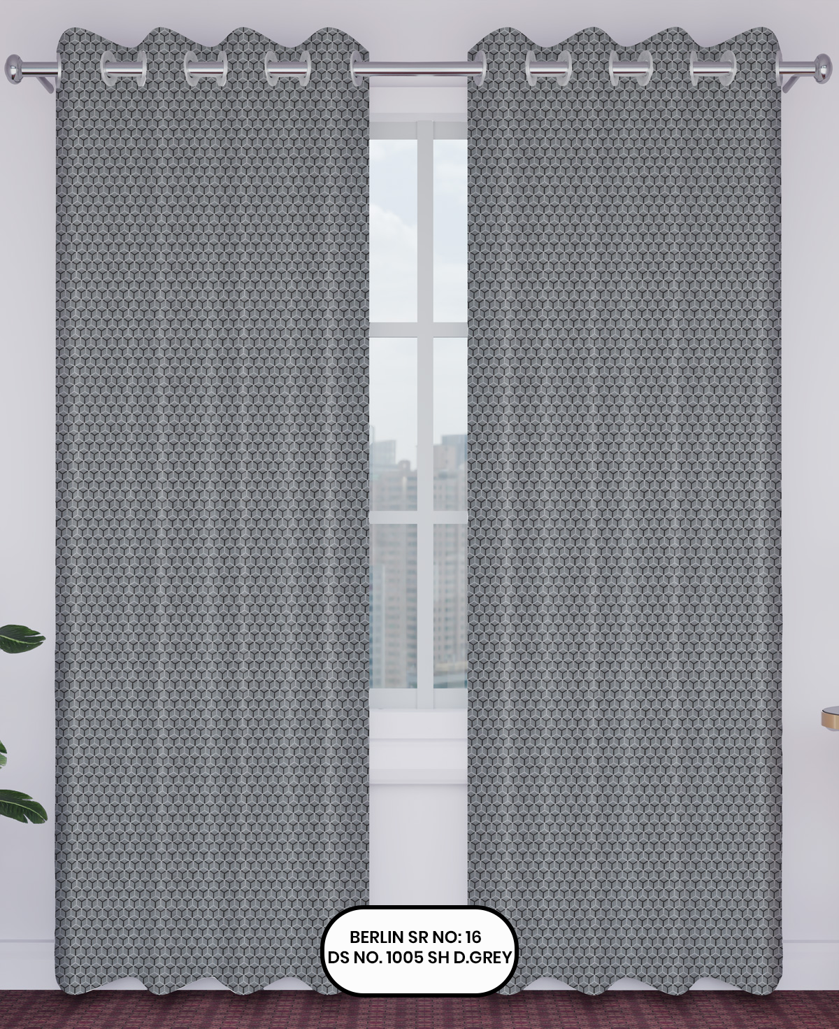Citizen Synthetics Berlin Jacquard Curtain | Design no.1005|