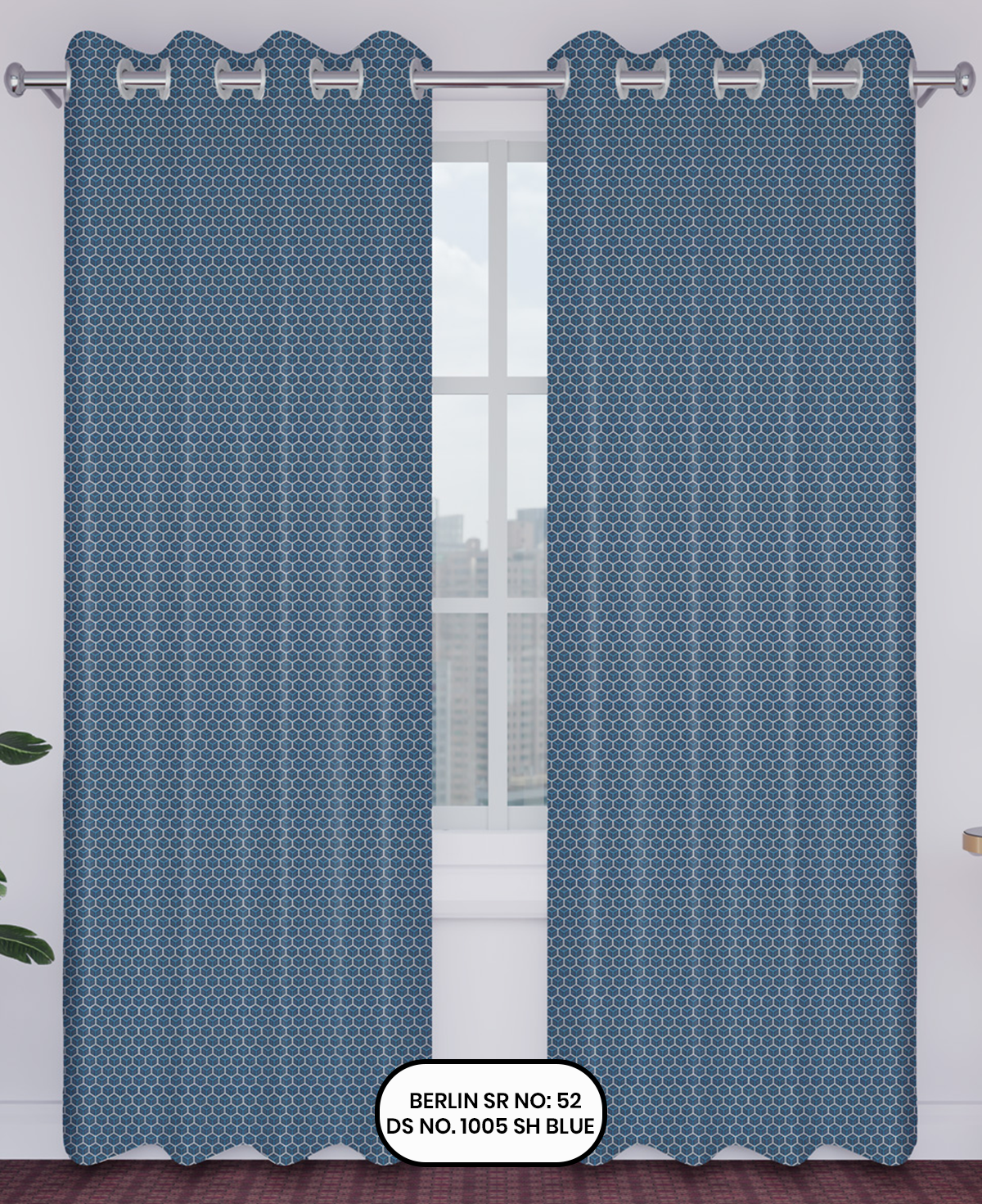 Citizen Synthetics Berlin Jacquard Curtain | Design no.1005|