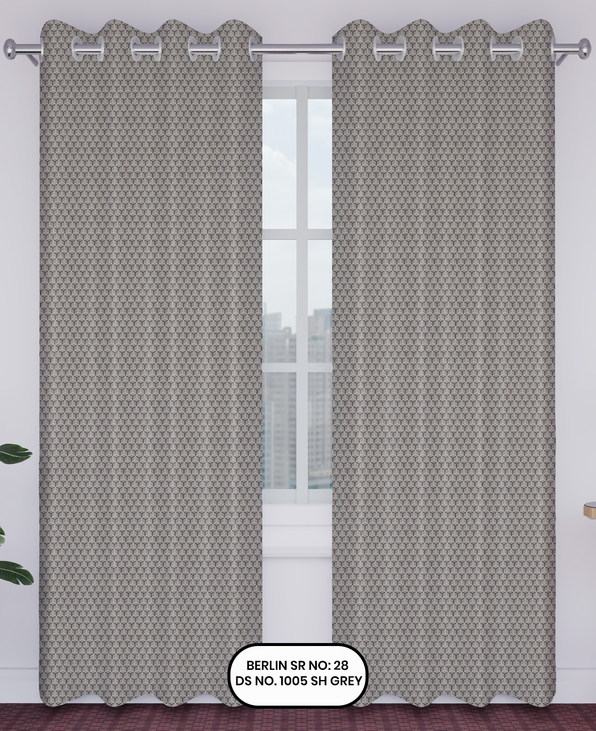 Citizen Synthetics Berlin Jacquard Curtain | Design no.1005|