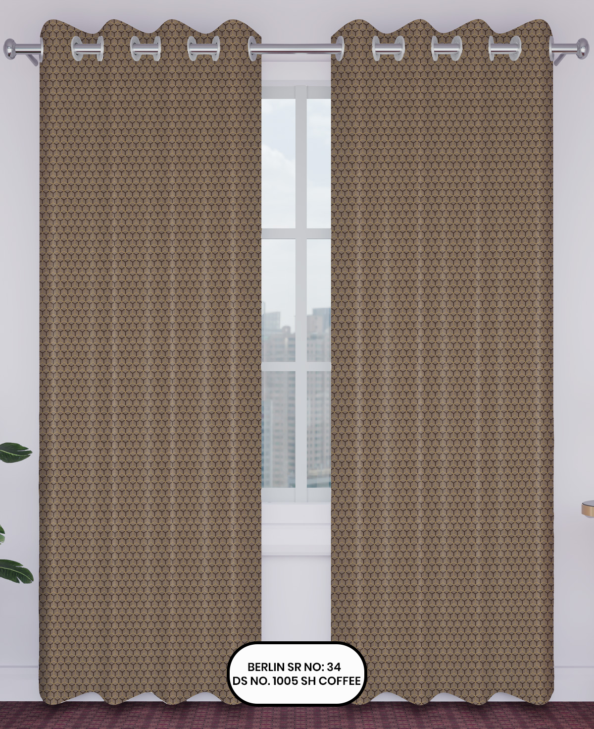 Citizen Synthetics Berlin Jacquard Curtain | Design no.1005|