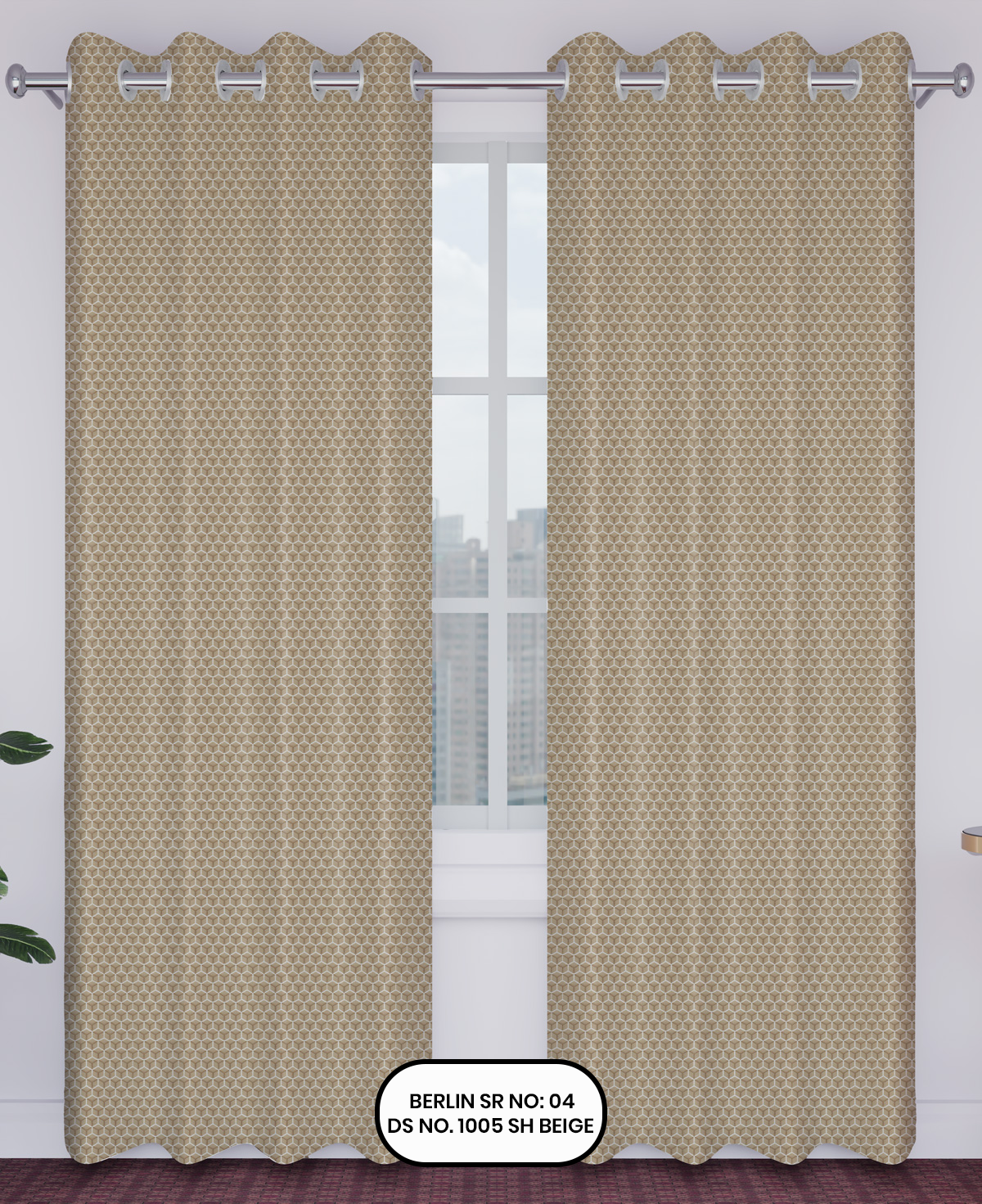 Citizen Synthetics Berlin Jacquard Curtain | Design no.1005|
