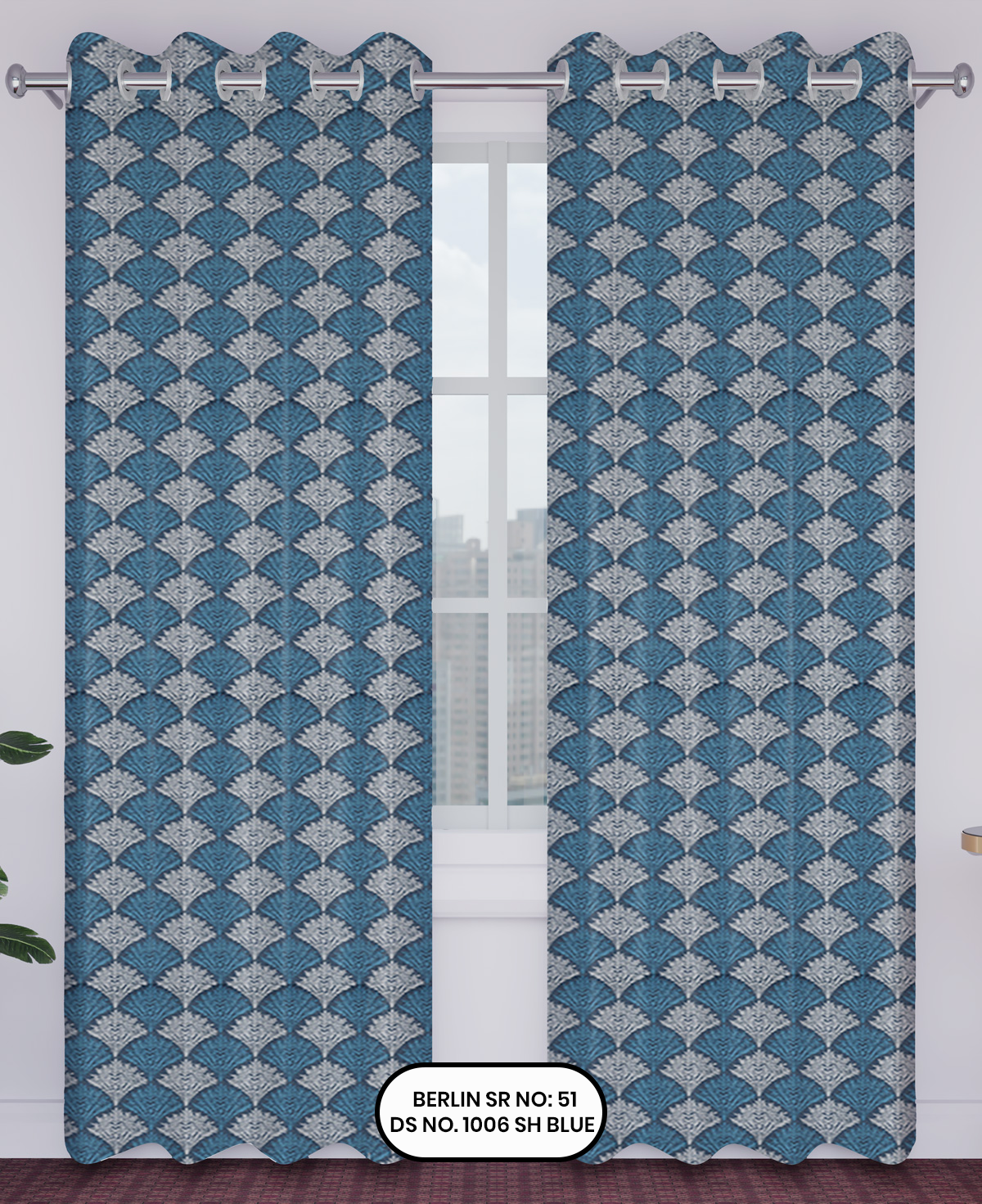 Citizen Synthetics Berlin Jacquard Curtain | Design no.1006 |