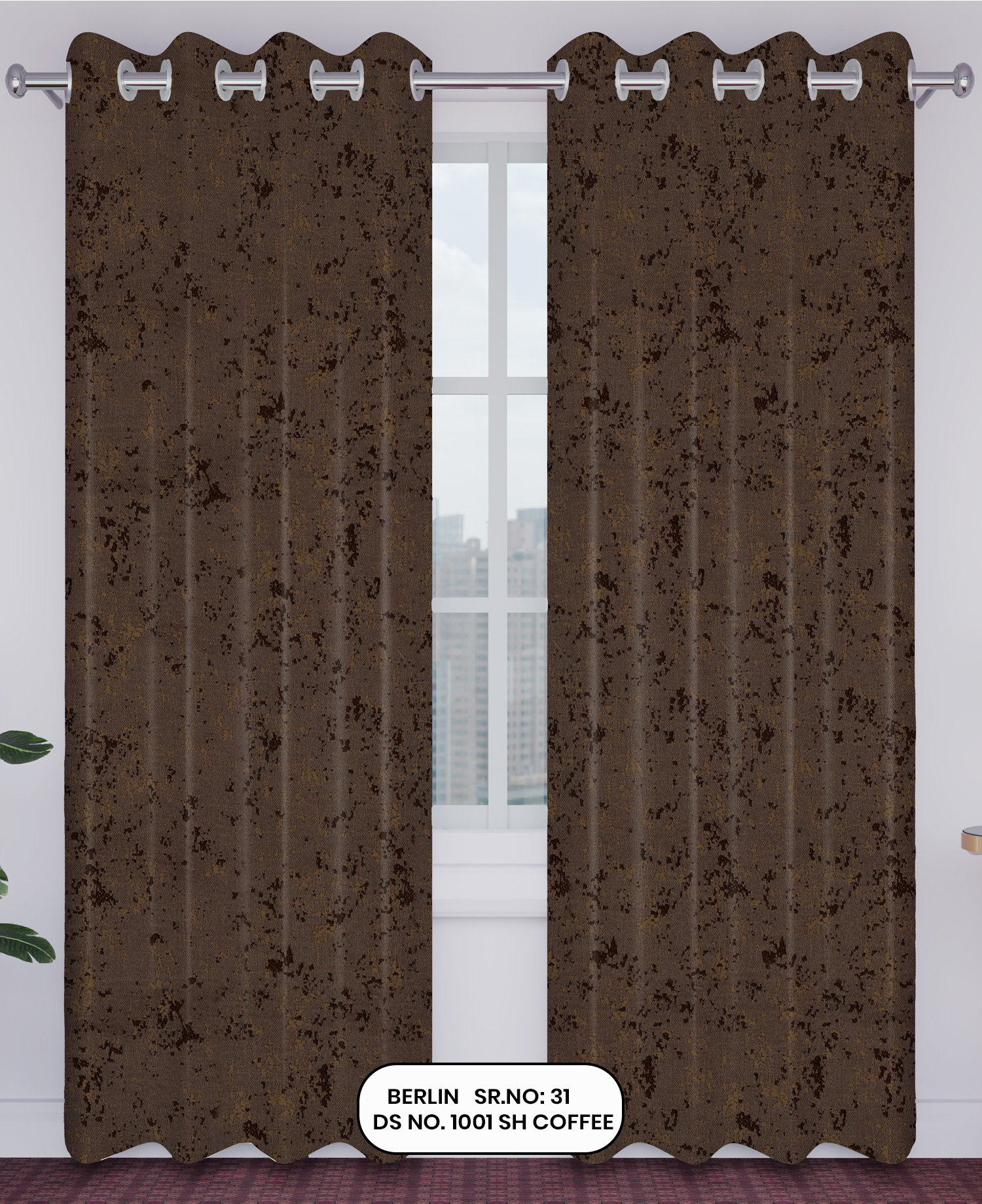 Citizen Synthetics Berlin Jacquard Curtain | Design no.1001 |