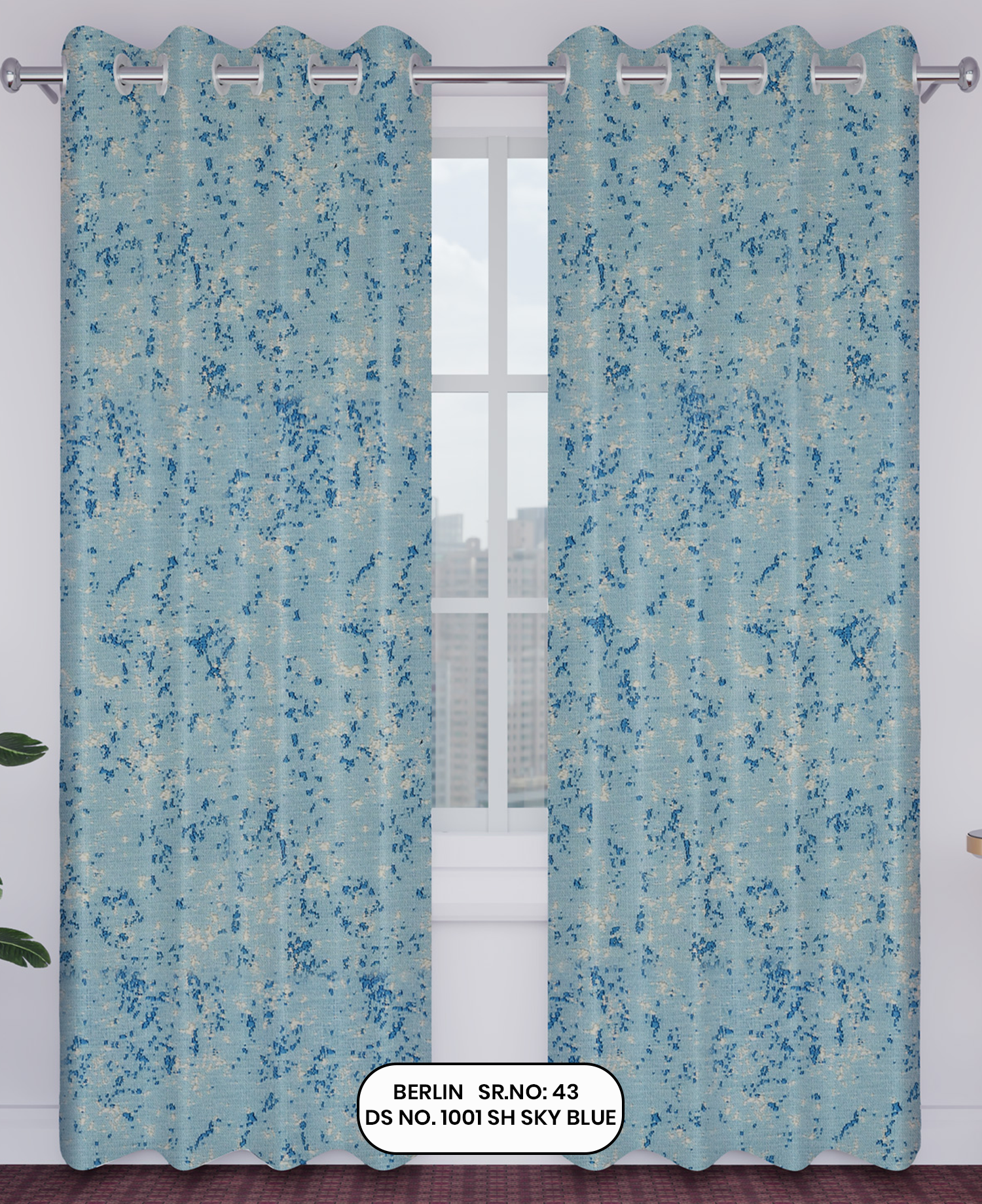 Citizen Synthetics Berlin Jacquard Curtain | Design no.1001 |