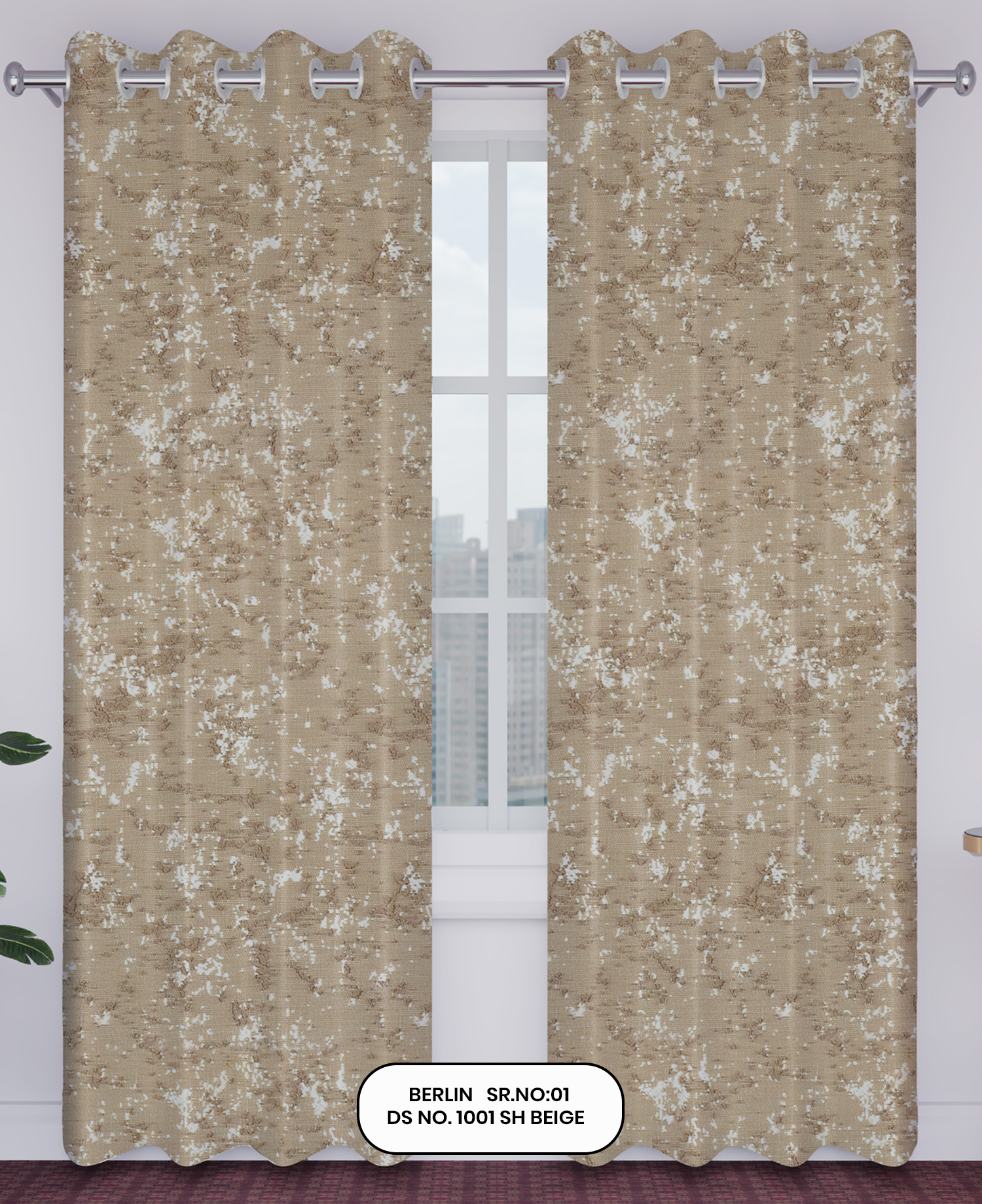 Citizen Synthetics Berlin Jacquard Curtain | Design no.1001 |
