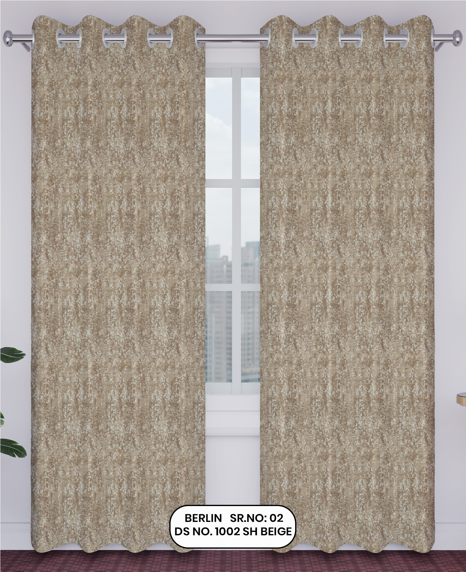 Citizen Synthetics Berlin Jacquard Curtain | Design no.1002|