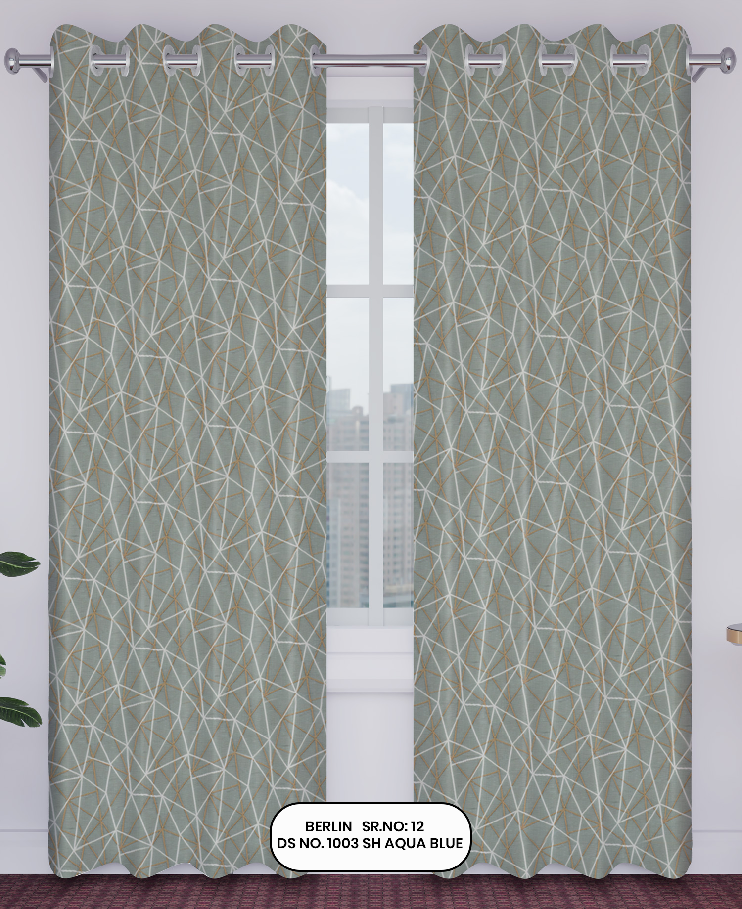 Citizen Synthetics Berlin Jacquard Curtain| Design no.1003|
