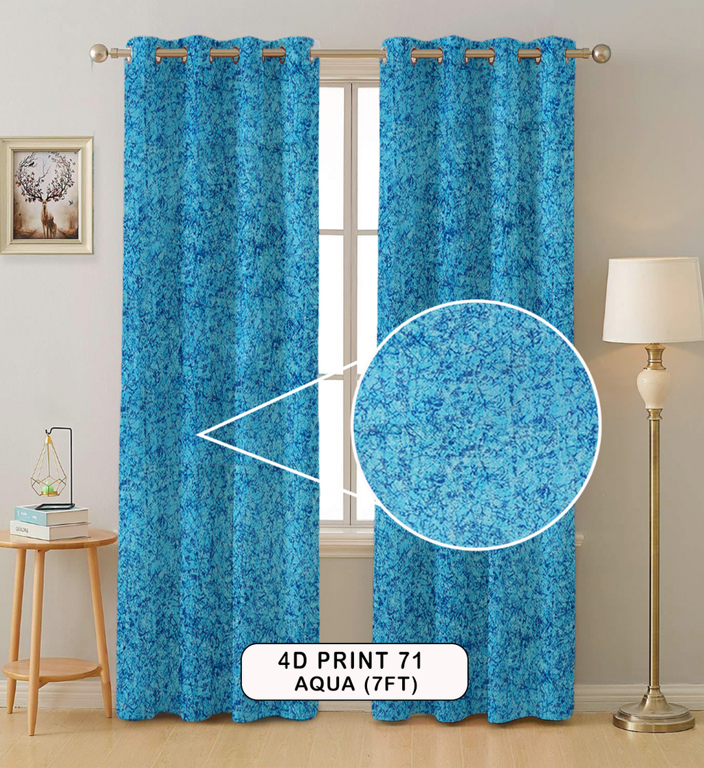4D Print 71 Curtains | Luxurious Light-Filtering Elegance