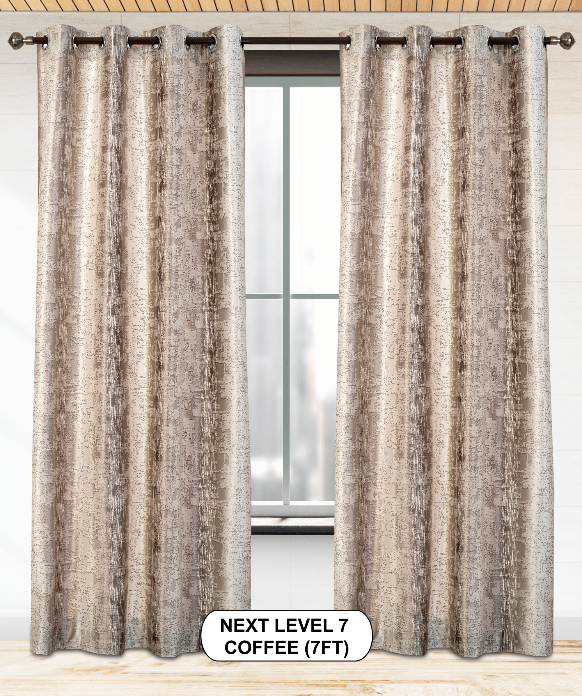 Next Level 07 Curtains | Light-Filtering Warp Knitted Elegance