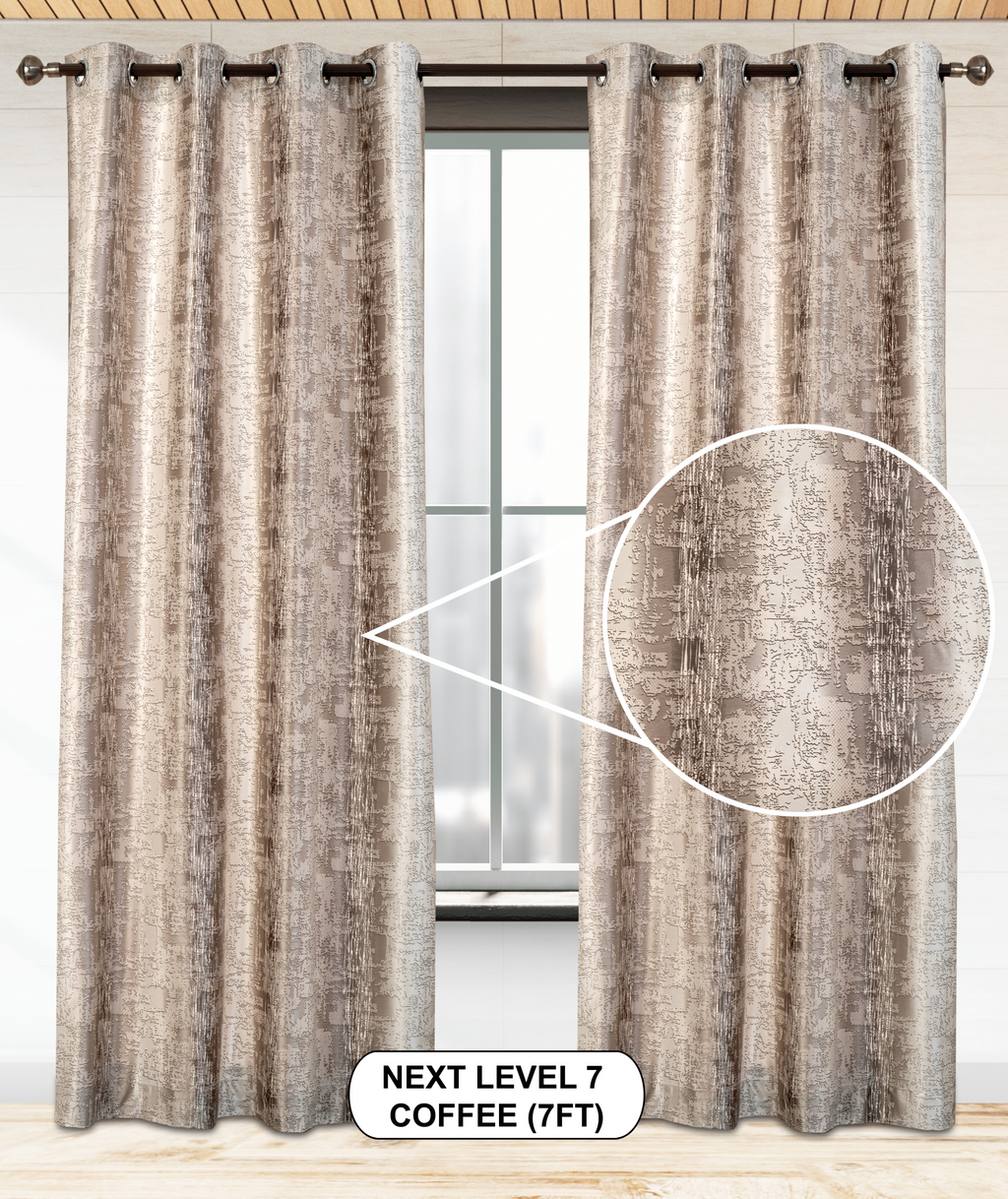 Next Level 07 Curtains | Light-Filtering Warp Knitted Elegance