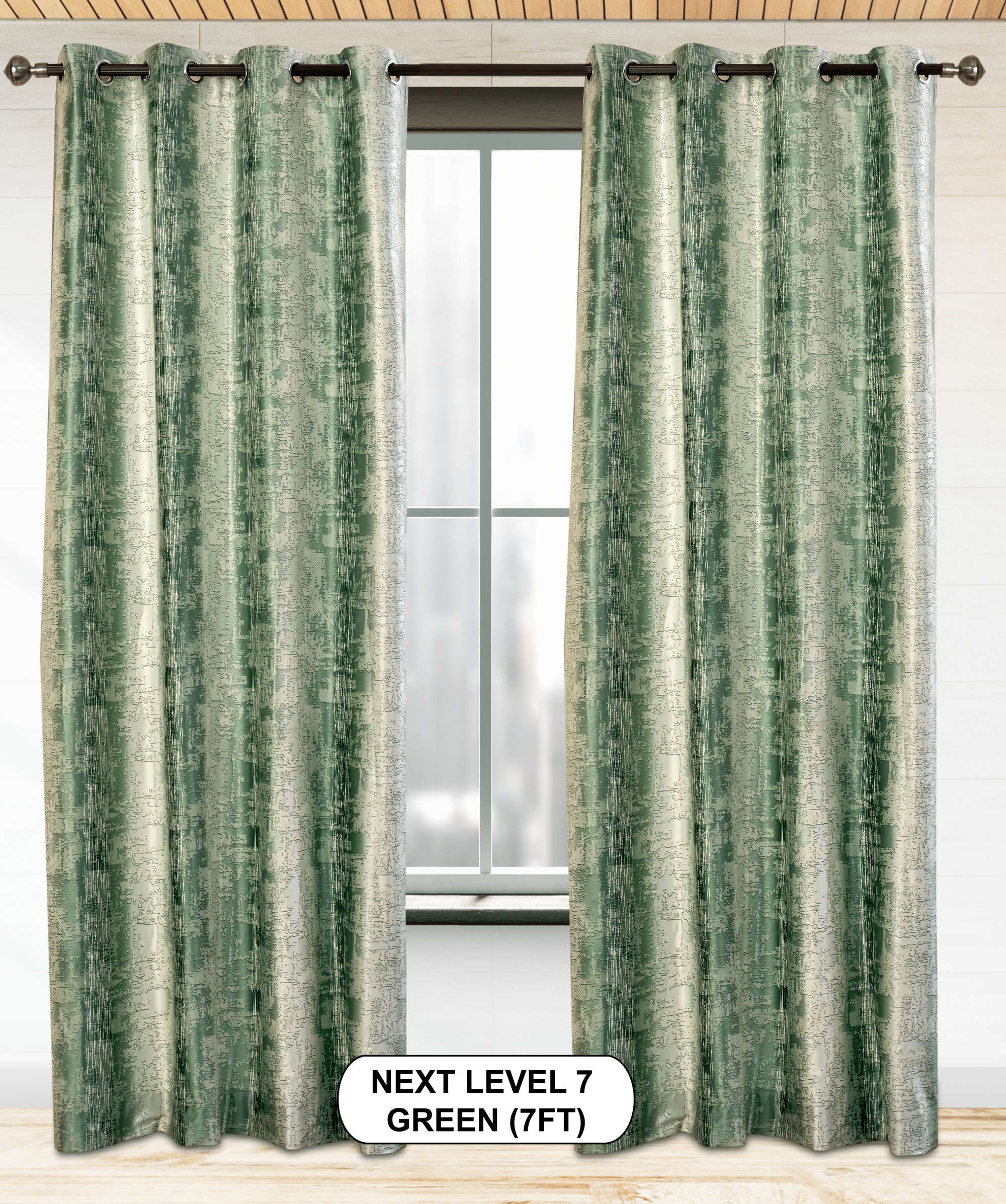 Next Level 07 Curtains | Light-Filtering Warp Knitted Elegance