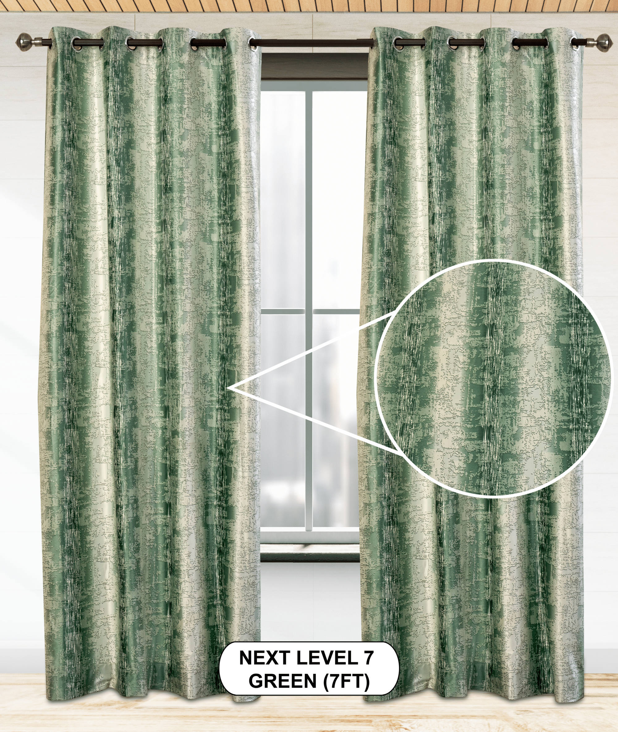 Next Level 07 Curtains | Light-Filtering Warp Knitted Elegance