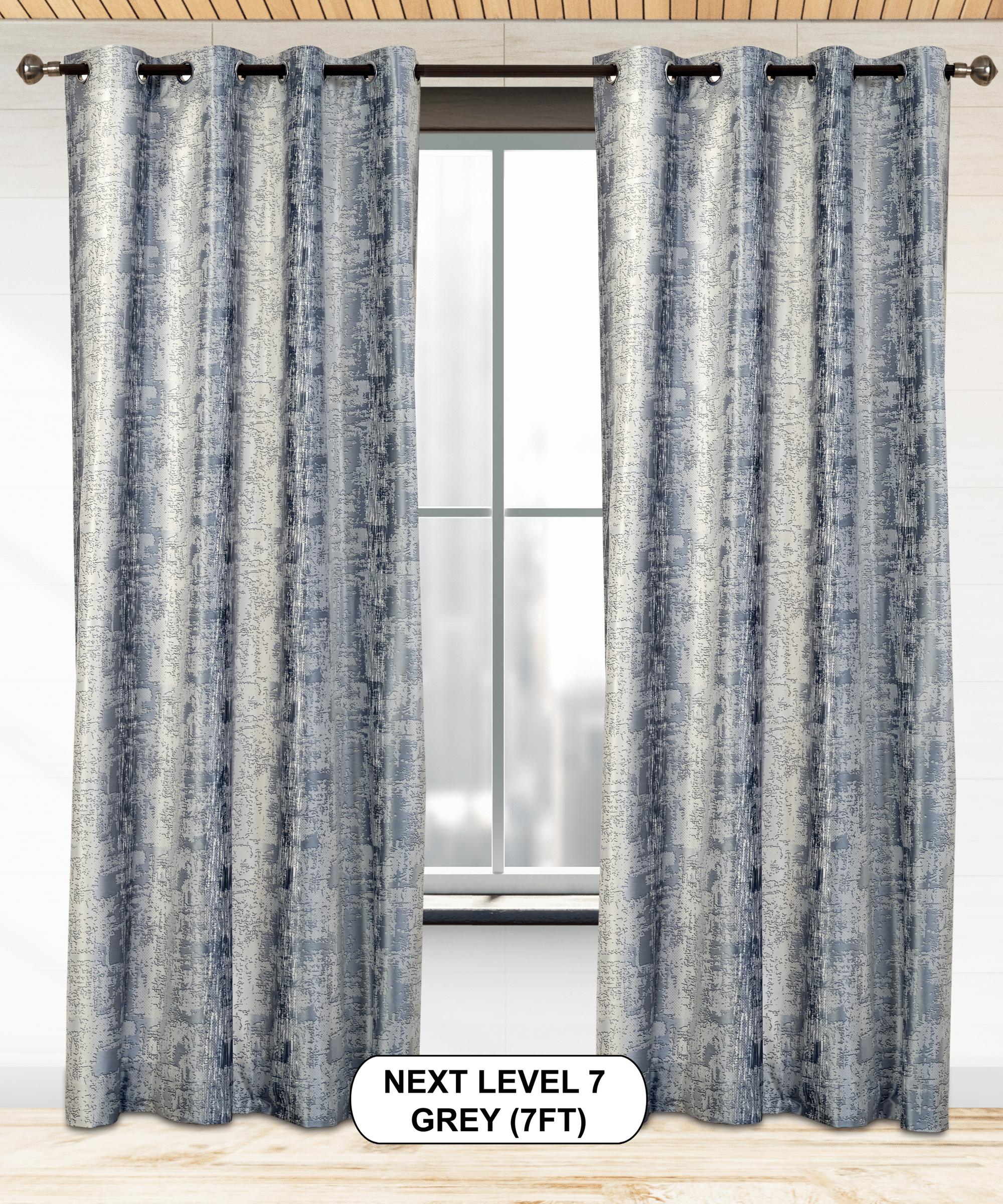 Next Level 07 Curtains | Light-Filtering Warp Knitted Elegance