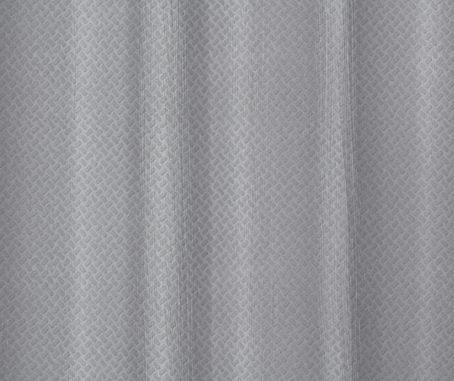 Close-up of textured gray fabric with a subtle pattern