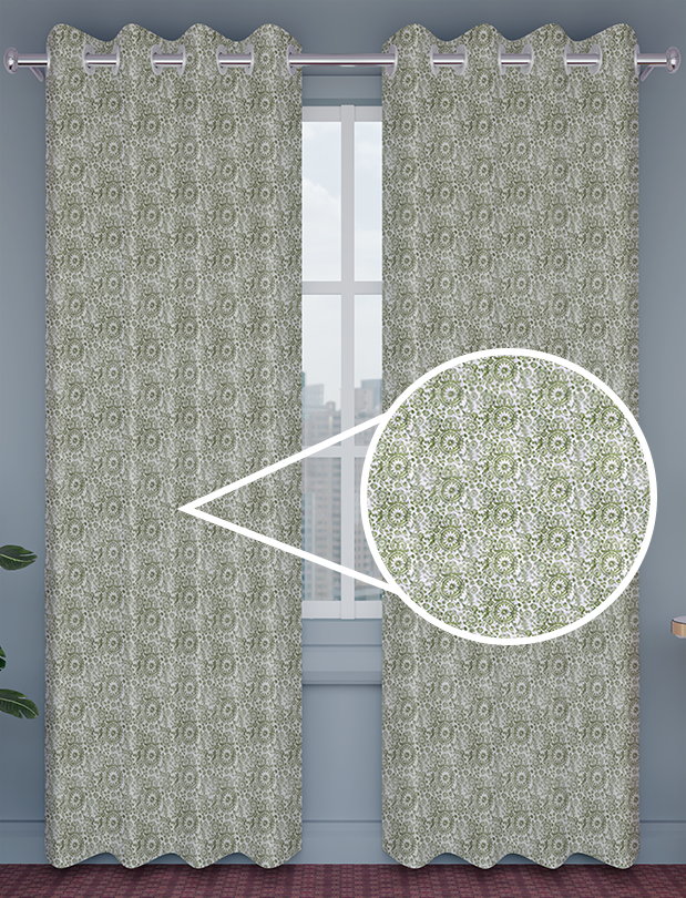 Print World Collection|Design 03 | Elegant Printed Curtain & Upholstery Fabric”