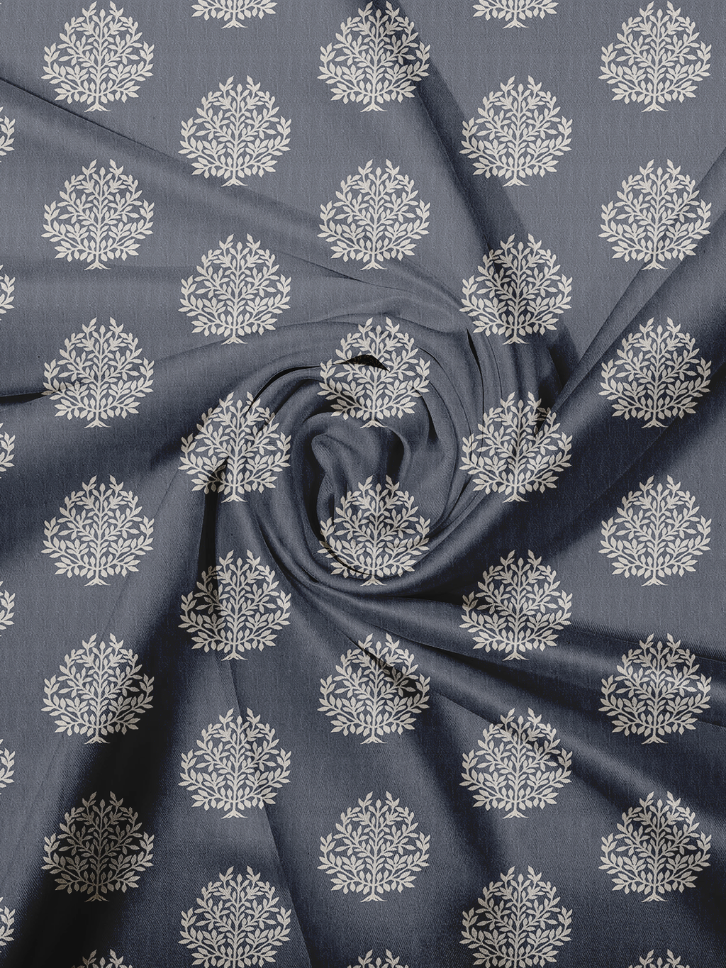 Ice Crush Print 274 Curtains | Light-Filtering Warp Knitted Elegance