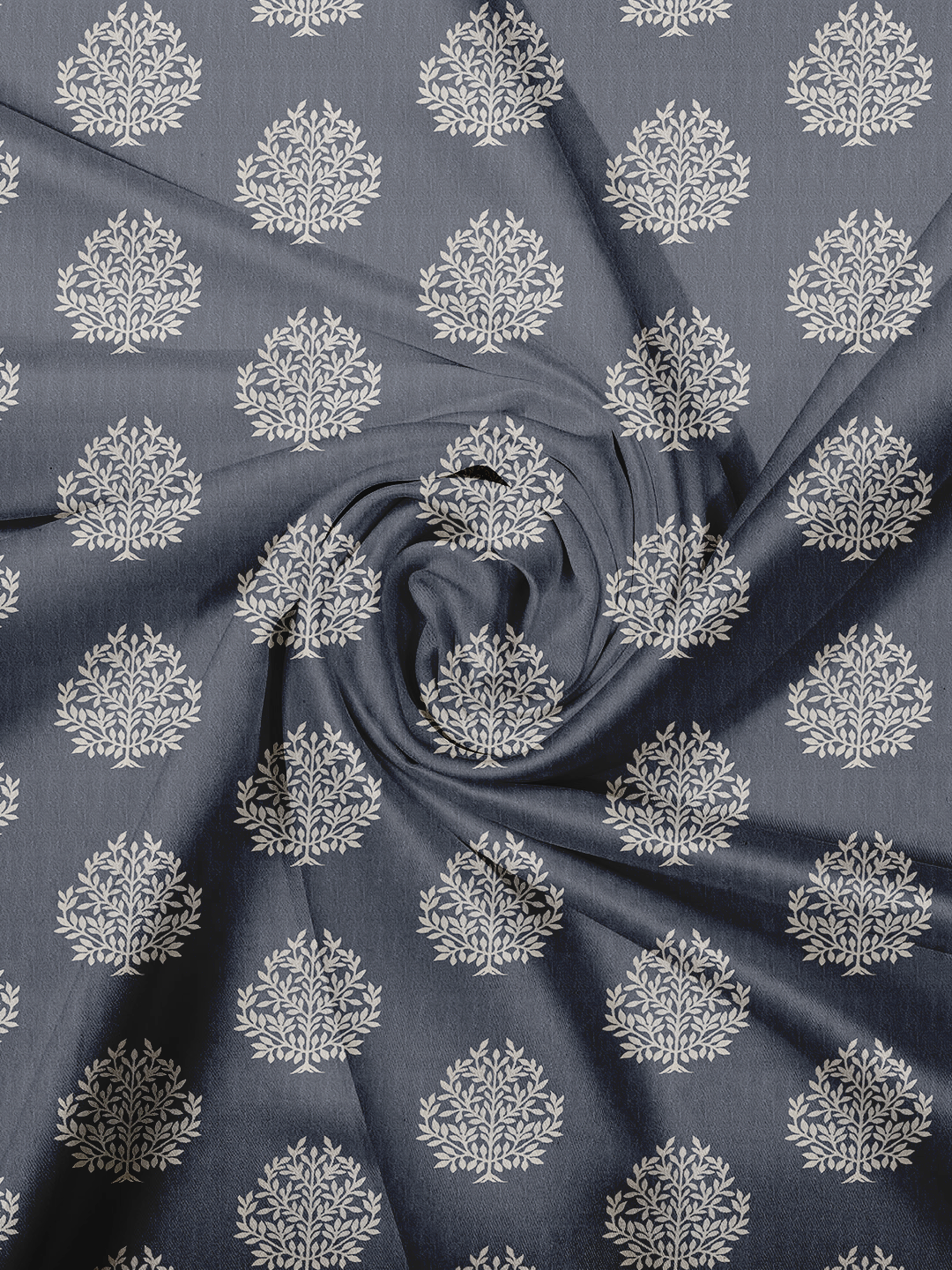 Ice Crush Print 274 Curtains | Light-Filtering Warp Knitted Elegance