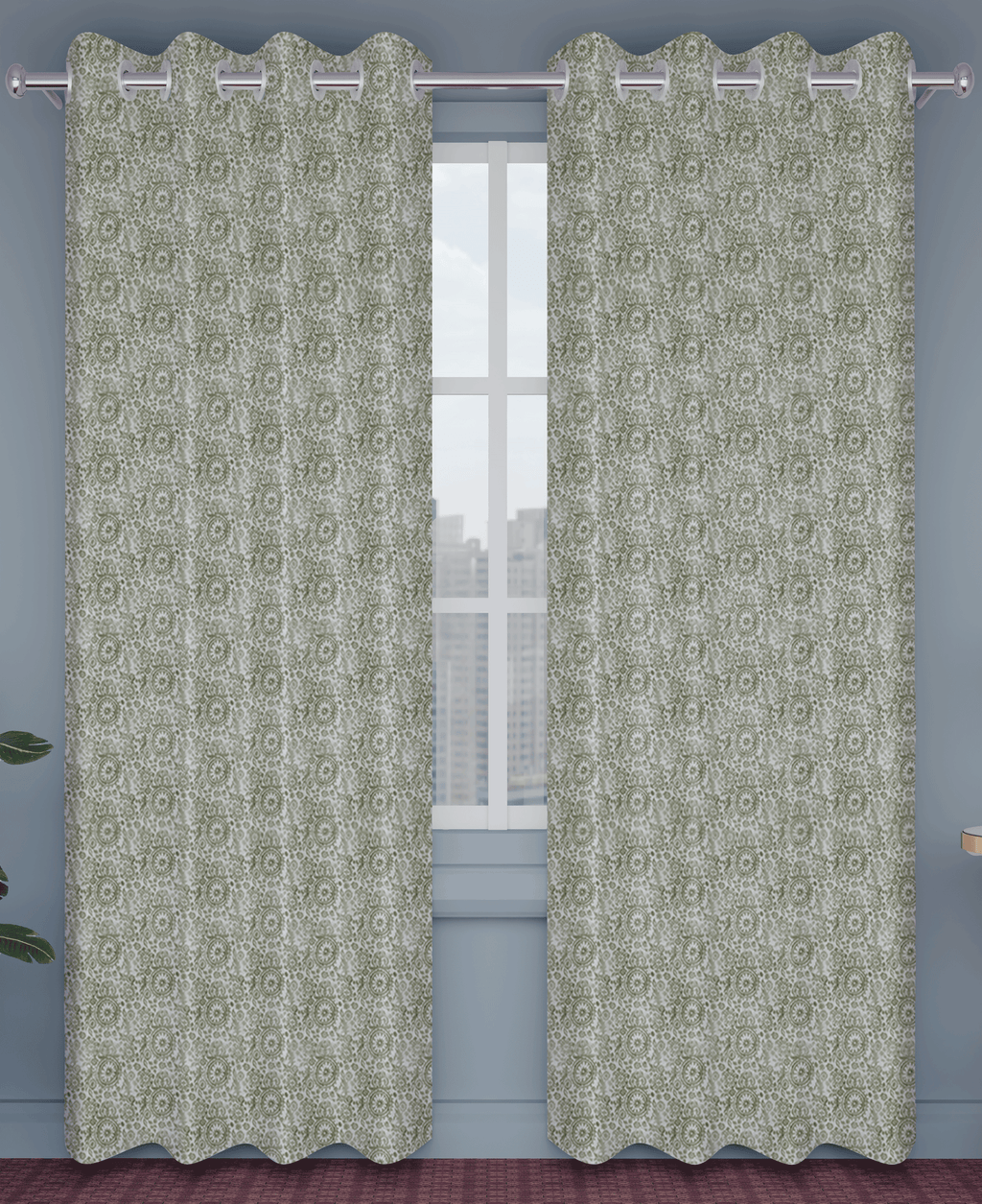 Print World Collection|Design 03 | Elegant Printed Curtain & Upholstery Fabric”